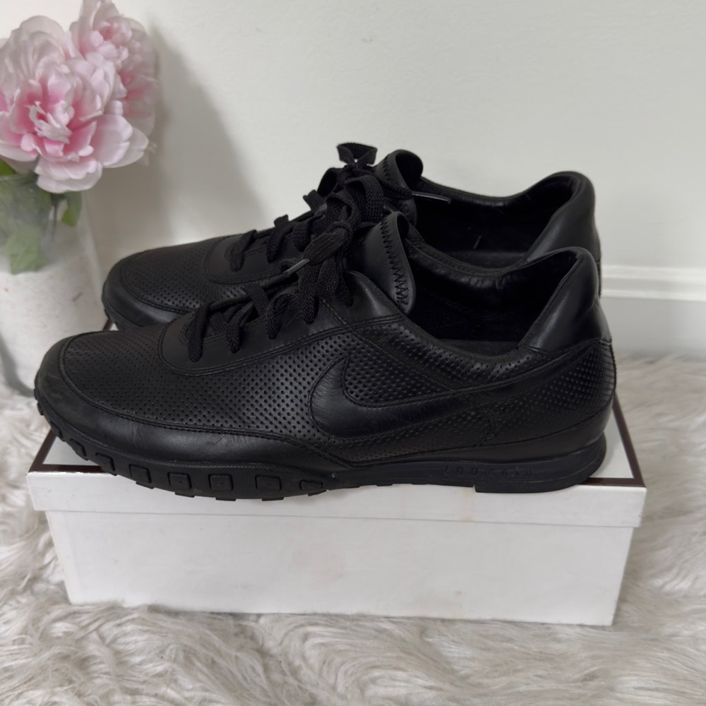 Cole Haan Nike Zoom Air Men's Black Leather Casual Shoe size:10